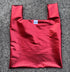 Metallic hand bag -red-