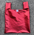 Metallic hand bag -red-