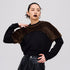 Brown Fur Sweat