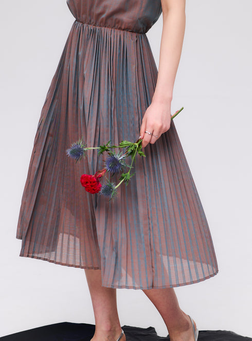 chambray bow tie one piece