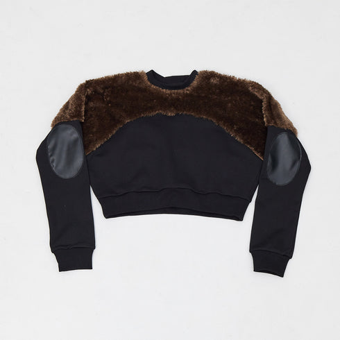Brown Fur Sweat