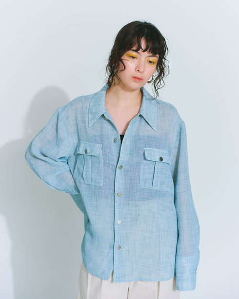 Karami Shirt -water blue-