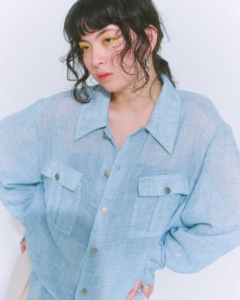 Karami Shirt -water blue-