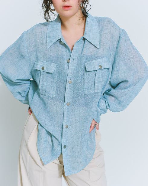 Karami Shirt -water blue-