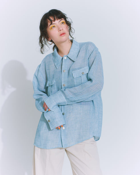 Karami Shirt -water blue-