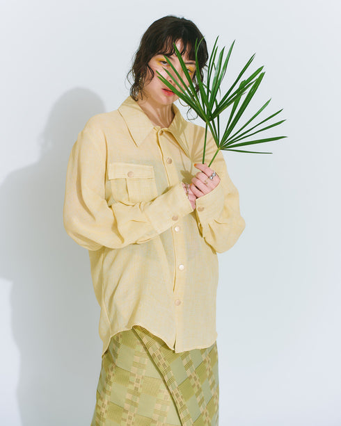 Karami Shirt -sunshine yellow-