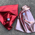Metallic hand bag -pink-