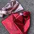 Metallic hand bag -red-