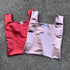 Metallic hand bag -red-