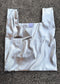 Metallic hand bag -silver-